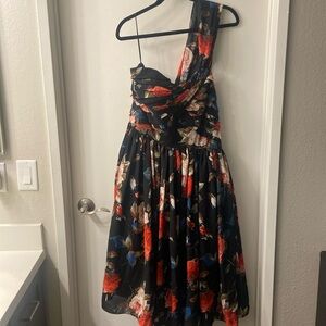 EUC Unique Vintage Retro Floral Dress